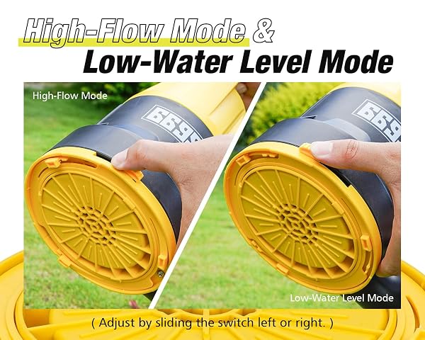 6699 SUBMERSIBLE SUMP PUMP 2500GPH HIGH FLOW WITH 25FT X 1-1/2” DISCHARGE HOSE DRAIN WATER PUMP KIT 1/2HP PORTABLE UTILITY PUMP EASY TO USE FOR FLOODED BASEMENT RAIN BARREL