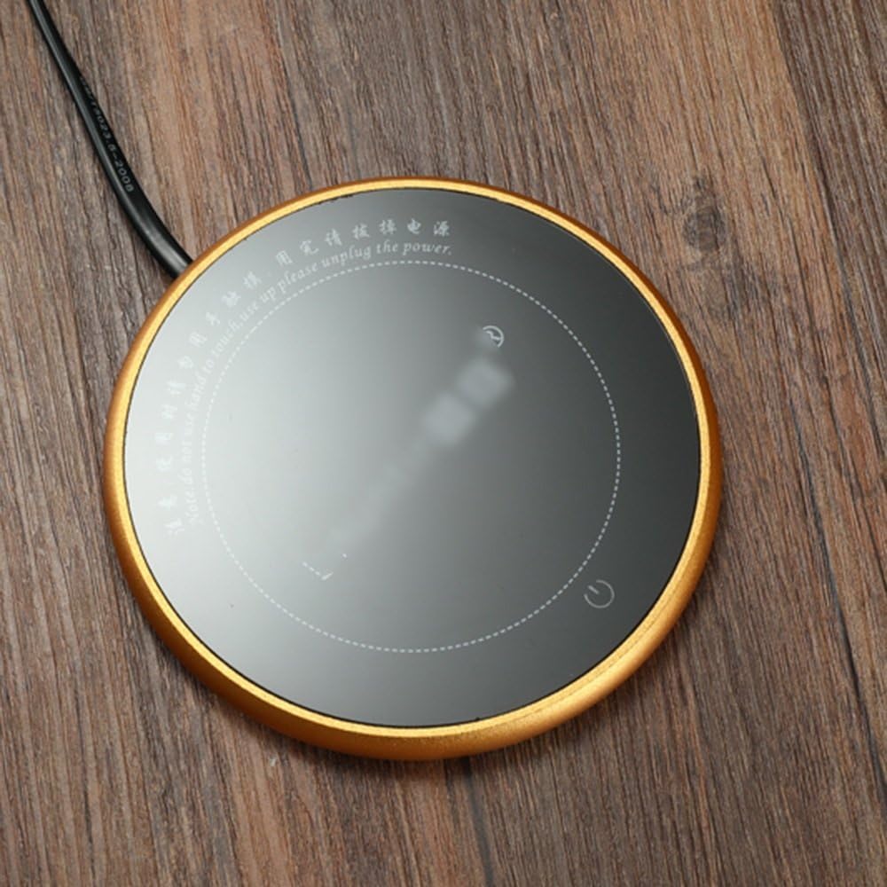 XRXY Thermostatic Ultra-thin Tea Heater / Office Mini Insulation Coaster / Simple Mini Thermostatic Treasure / Warm Milk Warm Cup / Practical Insulation Base ( Color : A )