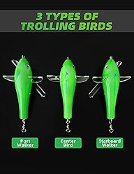 BLUEWING 36" Upgraded Fishing Spreader Bar Port