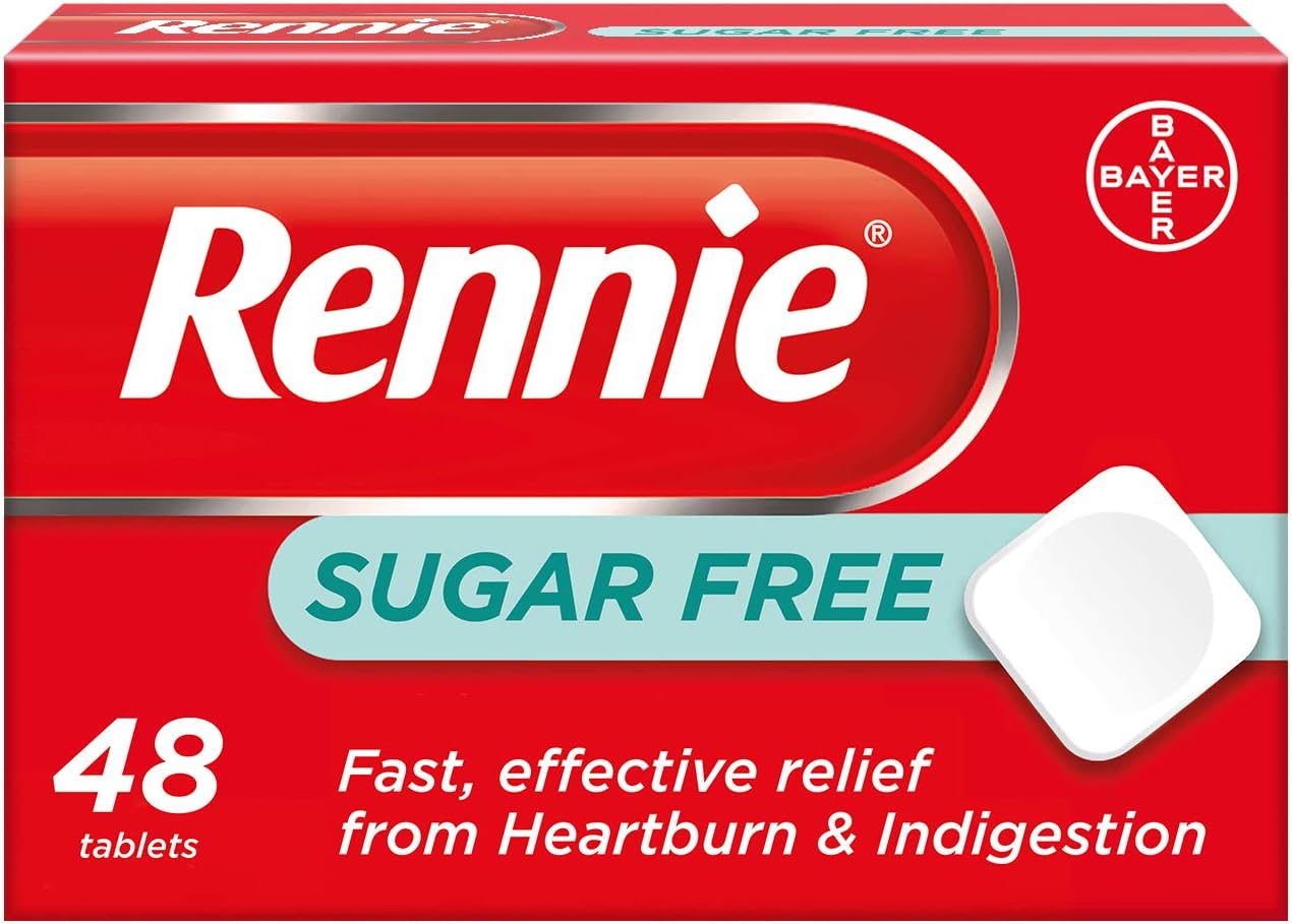 Rennie Sugar Free Heartburn Tablets Heartburn Relief Indigestion
