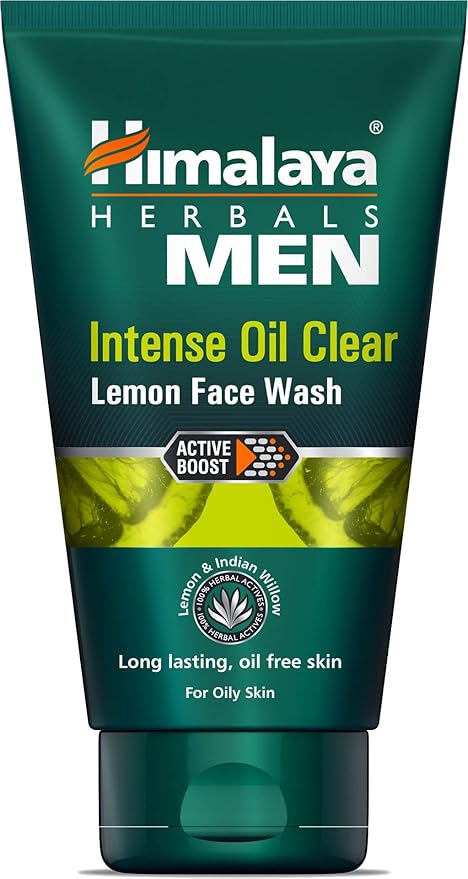 Himalaya MEN Intense Oil Clear Lemon Face Wash, 100ml