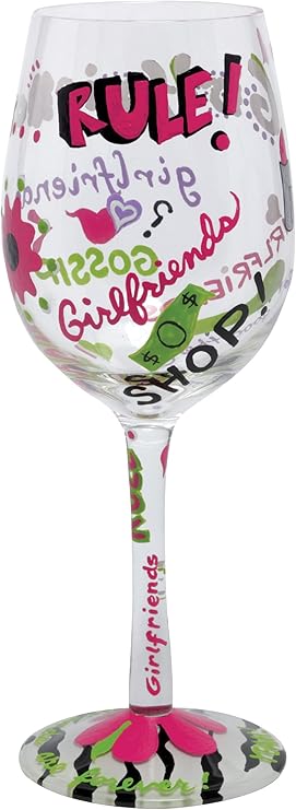 cute wine glasses for girlfriends