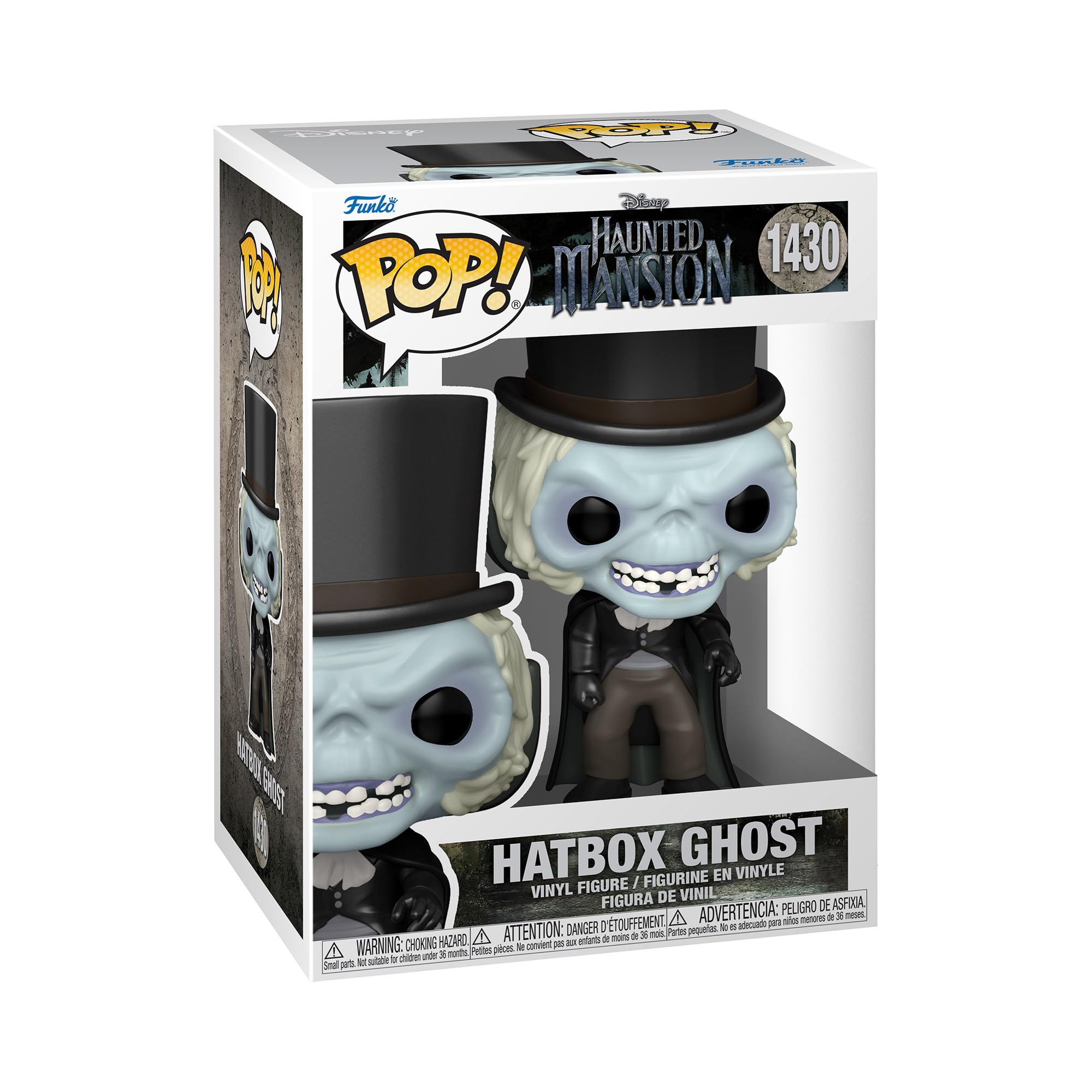 Funko POP! Disney: the Haunted Mansion - Hatbox Ghost - Collectable Vinyl Figure - Gift Idea - Official Merchandise - Toys for Kids & Adults - Movies Fans - Model Figure for Collectors and Display
