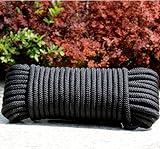 Himtop 6MM Black Nylon Rope 30M Utility Cord for Camping, Tying, Clothesline view 3