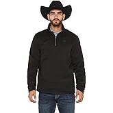 Cinch Men's Black 1/4 Zip Pullover Sweater