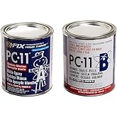 PC-Products PC-11 Epoxy Adhesive Paste, Two-Part Marine Grade, 4lb in Two Cans, Off White 640111