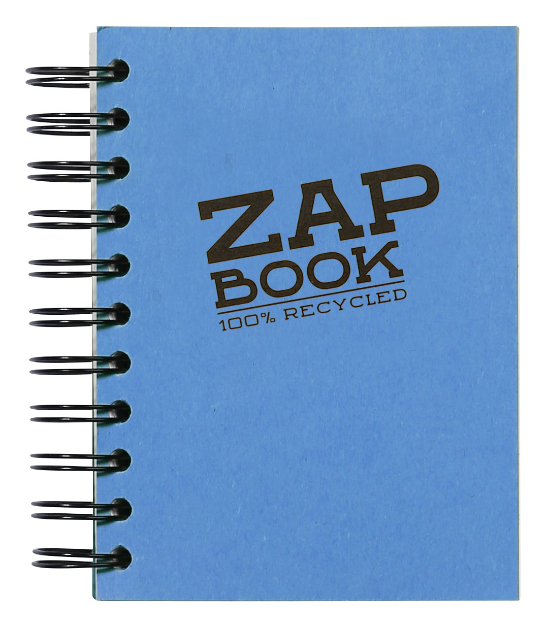 Clairefontaine - Ref 8353C - Recycled Zap Book (160 Pages) - A4 (297 x 210mm) Size, Recycled 80gsm Paper, Acid Free, pH Neutral - Assorted Pastel Colours (Pack of 5)