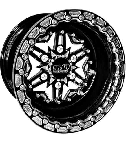 Amazon.com: KMC Powersports KS240 15X7 4X156 G-MTL BLK-RING 38MM