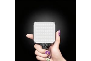 Portable LED RGB Fill Light for Video Conferencing and Photography with Adjustable Brightness