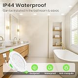 ALUSSO LED Downlights 7W Ultra Slim 3CCT Dimmable IP44 6 Pack White view 7