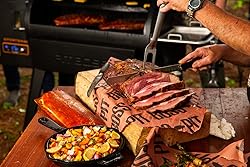 Pit Boss Soft Touch BBQ Fork, Black/Silver