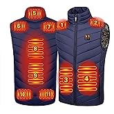 Heated Vest USB Electric Heated Vest Heating Jacket Winter Vests for Outdoor Motorcycle Camping Fishing Skiing