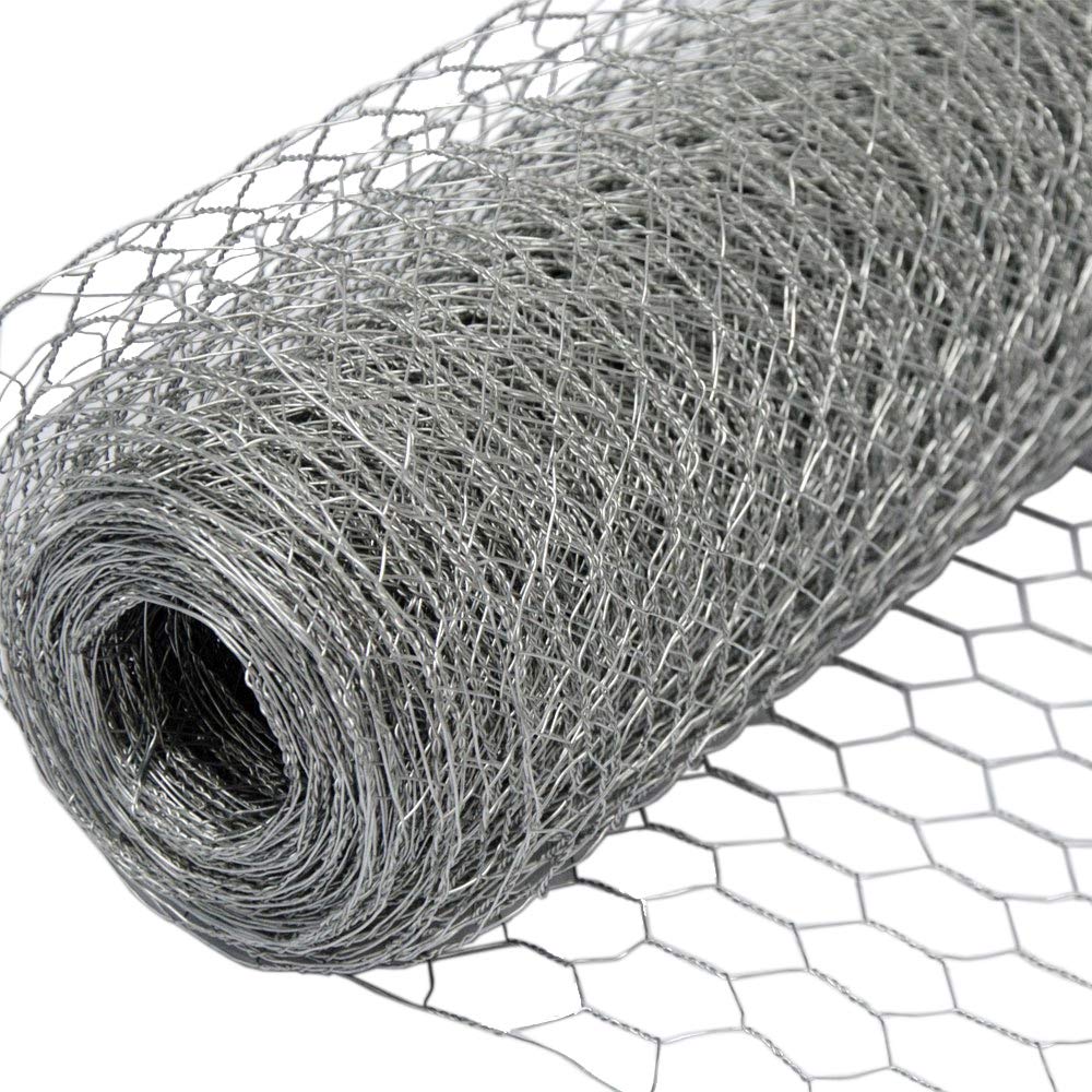 Niederberg Metall Fence Hexagonal Chicken Wire Mesh 25m