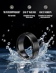 Jstyle Stainless Steel Wedding Rings for Men Women