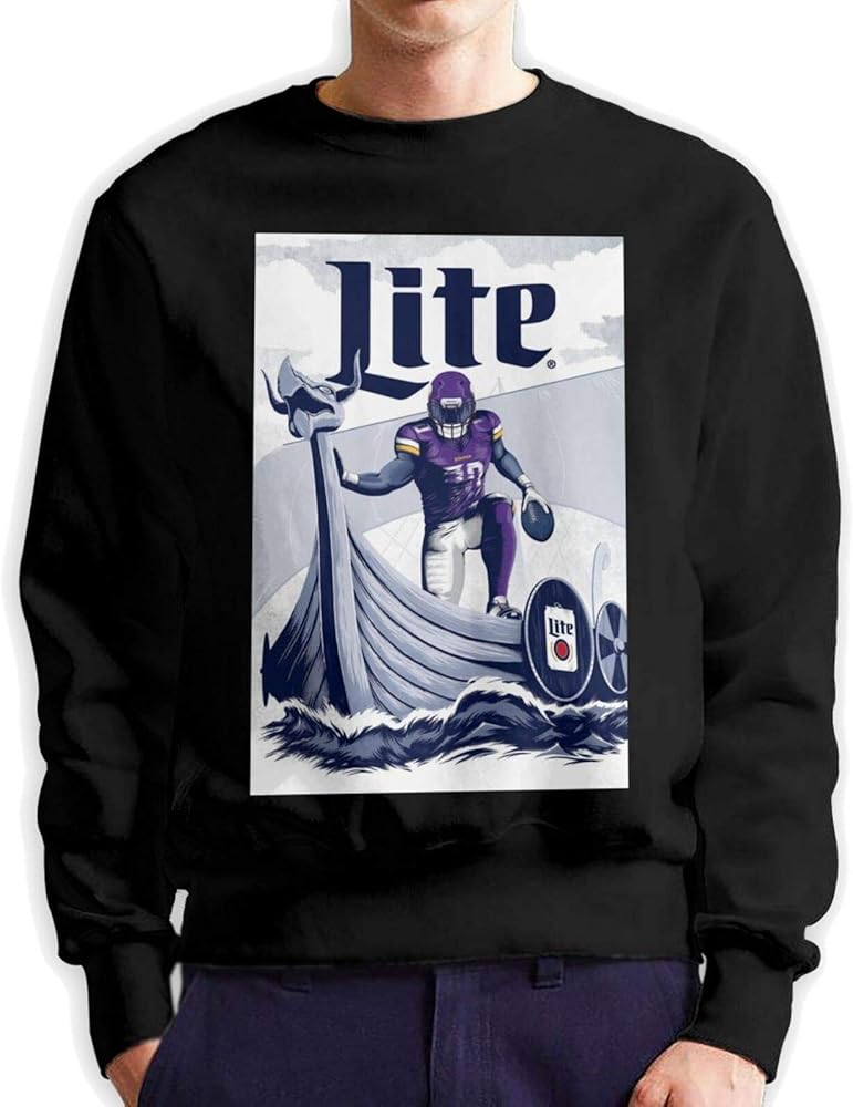 miller lite crew neck sweatshirt