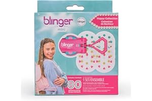 blinger® On The Go (Mini) Starter Kit with blinger® mini Gem Stamper + 80 Colorful Acrylic Rhinestones