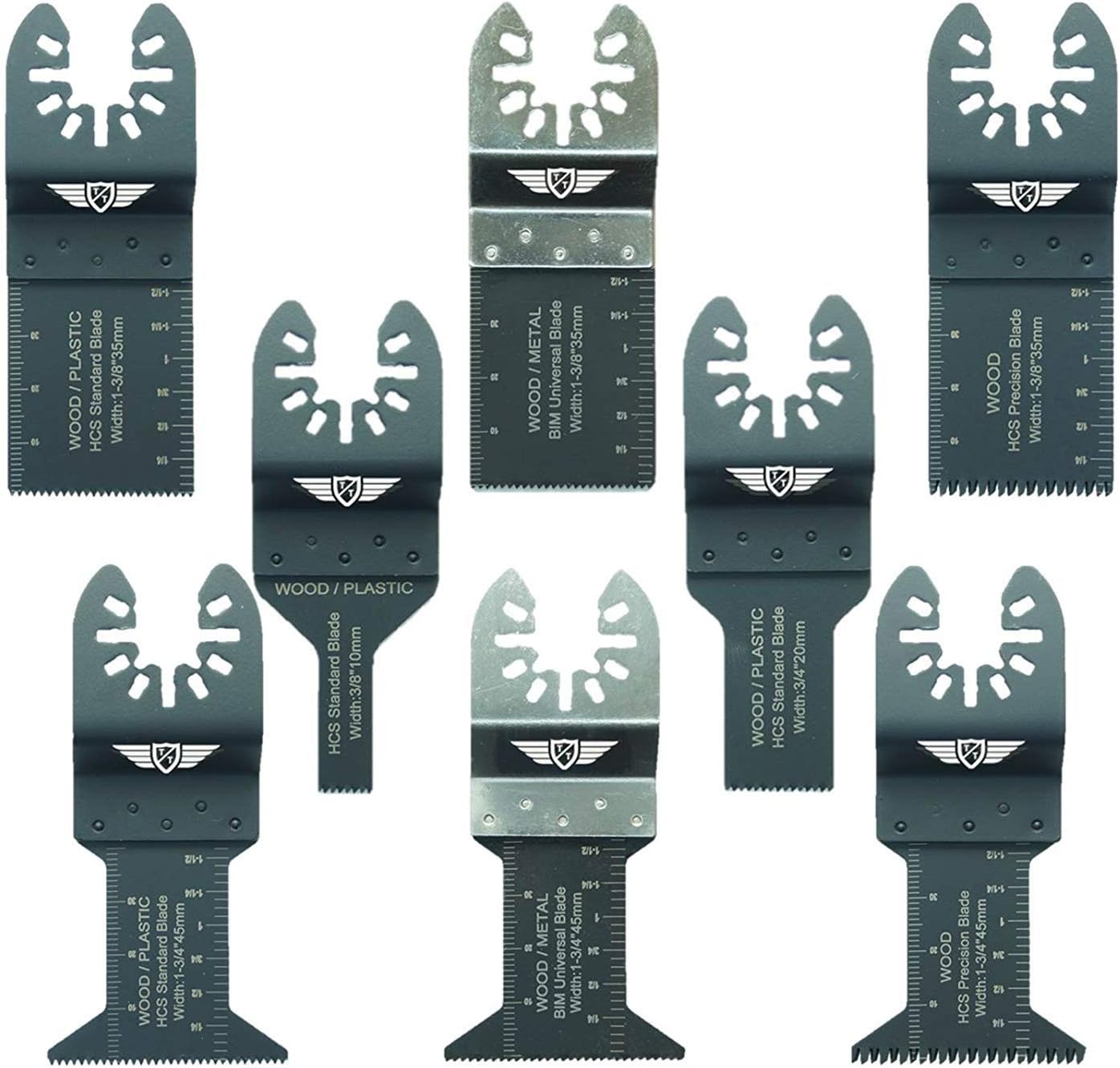 68 x TopsTools FAK68SK Fast Fit Mix Blades Compatible with Dewalt Stanley Black and Decker Bosch Fein (Non-StarLock) Makita Milwaukee Hitachi Parkside Ryobi Worx Workzone Multitool Accessories - Image 3