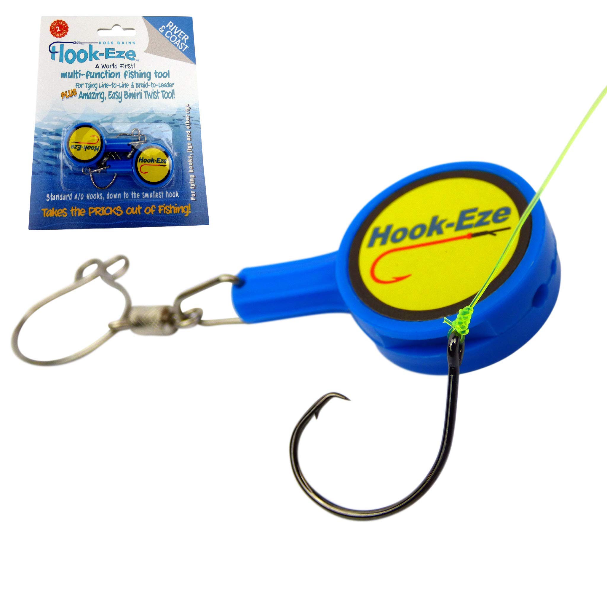 HOOKEZE Fishing Gear Knot Tying Tool for Fishing Hooks Cover Hooks