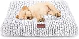 ULIGOTA Soft Dog Bed Crate Pad 75x50cm Anti Slip Waterproof Bottom view 1