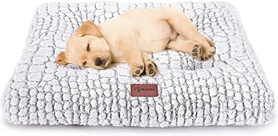 ULIGOTA Soft Dog Bed Crate Pad 75x50cm Anti Slip Waterproof Bottom