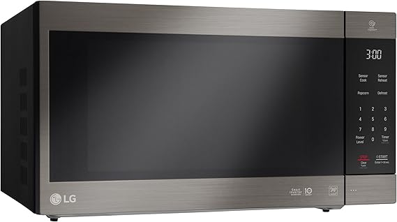 Amazon Com Lg Neochef 2 0 Cu Ft Countertop Microwave In Stainless Steel Black Stainless Steel Appliances