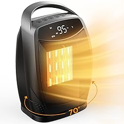 GiveBest Portable Electric Space Heater, 1500W/750W