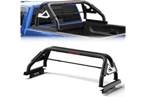 POFENZE Roll Bar Adjustable Chase Rack for Full Size Trucks, Heavy Duty Sport Bar Compatible with Ford F150/F250/F350, Ram 1500/2500/3500, Silverado, Sierra, Tundra, Titan