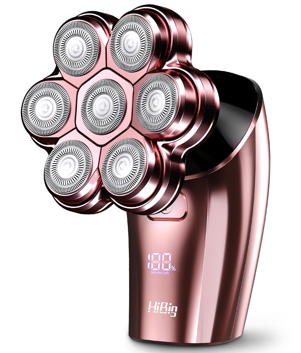 Photo 1 of ***(PARTS ONLY/ MAJOR DAMAGE/ NON FUNCTIONAL)***Electric Razors for Women Legs: 5-in-1 Rechargeable Body Shaver, 7D Wet & Dry Bikini Trimmer, IPX7 Waterproof Lady Hair Remover for Face Underarms Pubic, Rose Pink
