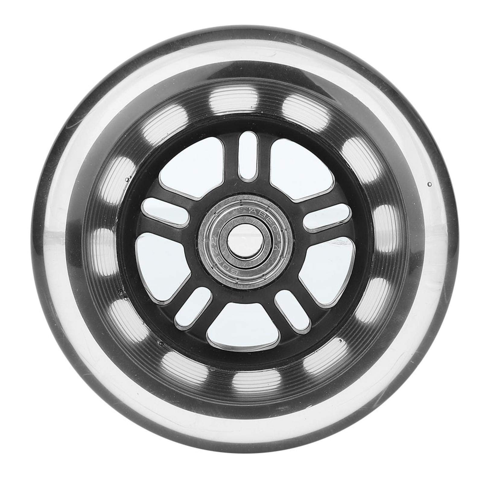 Casters Wheel, 4in Replacement Luggage Suitcase/Scooter Inline Skate Roller Wheels Shopping Cart Wheel Replacement for Luggage Cart Skates Furniture Workbench Trolley(ABEC-7 608ZZ)