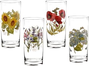 Portmeirion Botanic Garden Set of 4 Highball Glasses