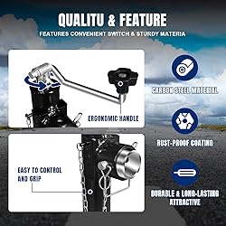 Torin 2000lbs Trailer Jack Heavy-Duty Square Direct