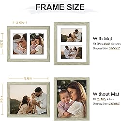 Vittanly 8x10 Collage Picture Frame, Displays 2Pcs