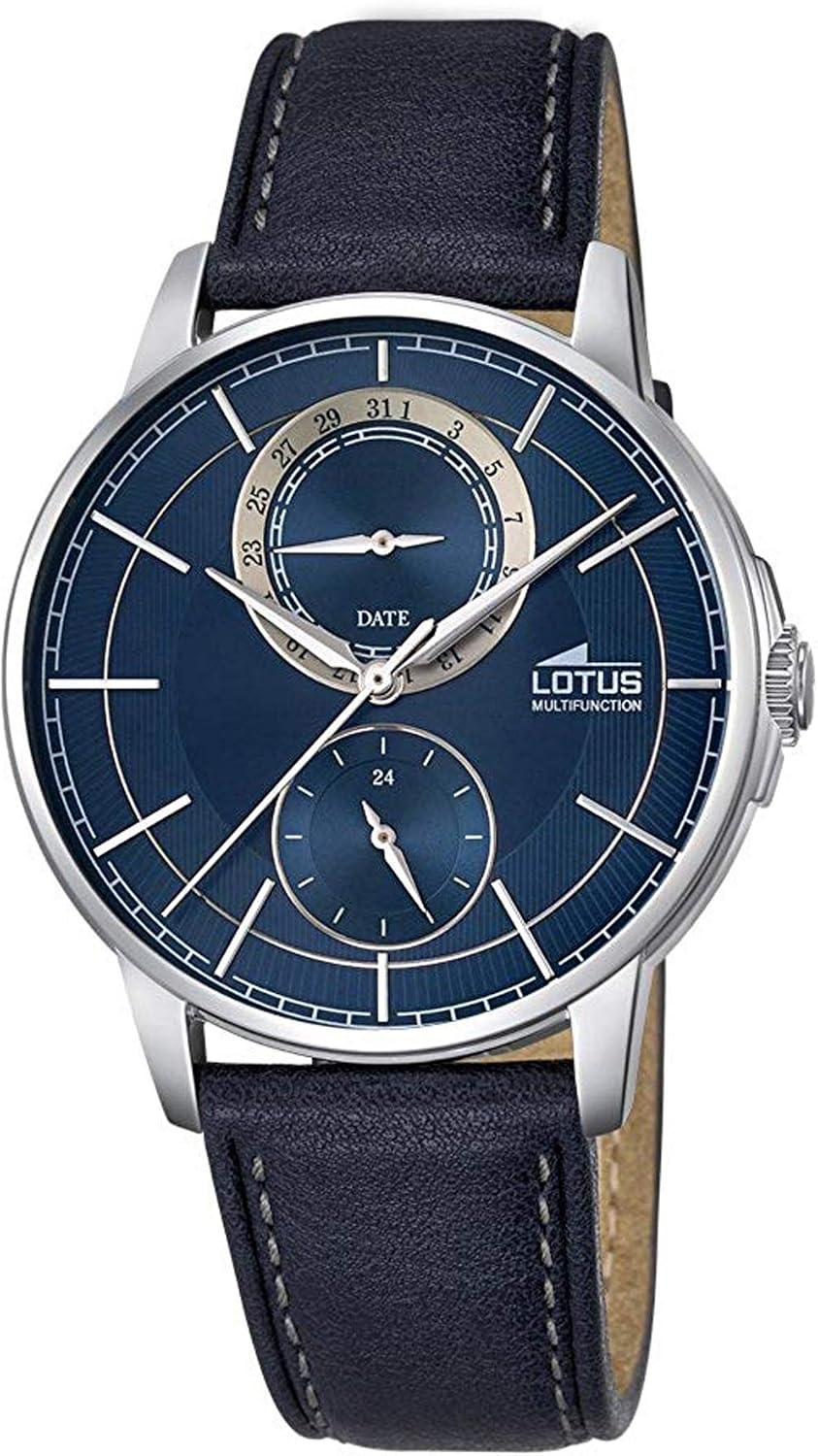 Precio Lotus Watches Reloj para Hombre Analógico de Cuarzo con Brazalete de Piel de Vaca 18323/2