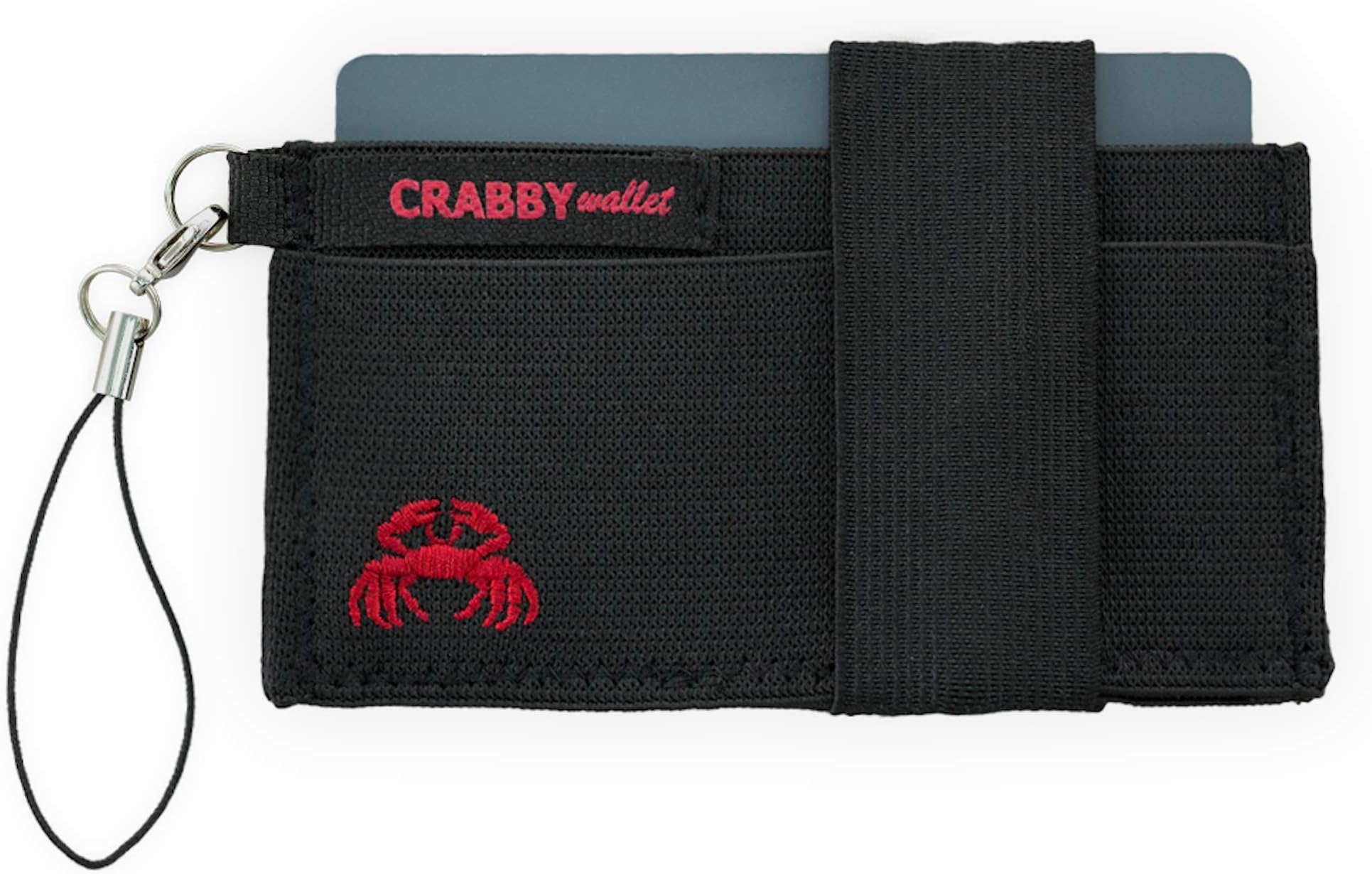 Crabby Gear - Front Pocket Wallet - Minimalist Wallet - Elastic