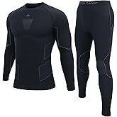 Pioneer Camp Thermal Underwear for Men Long Johns Quick Drying Top and Bottom Set Warm Base Layer Mens Cold Weather Skiing