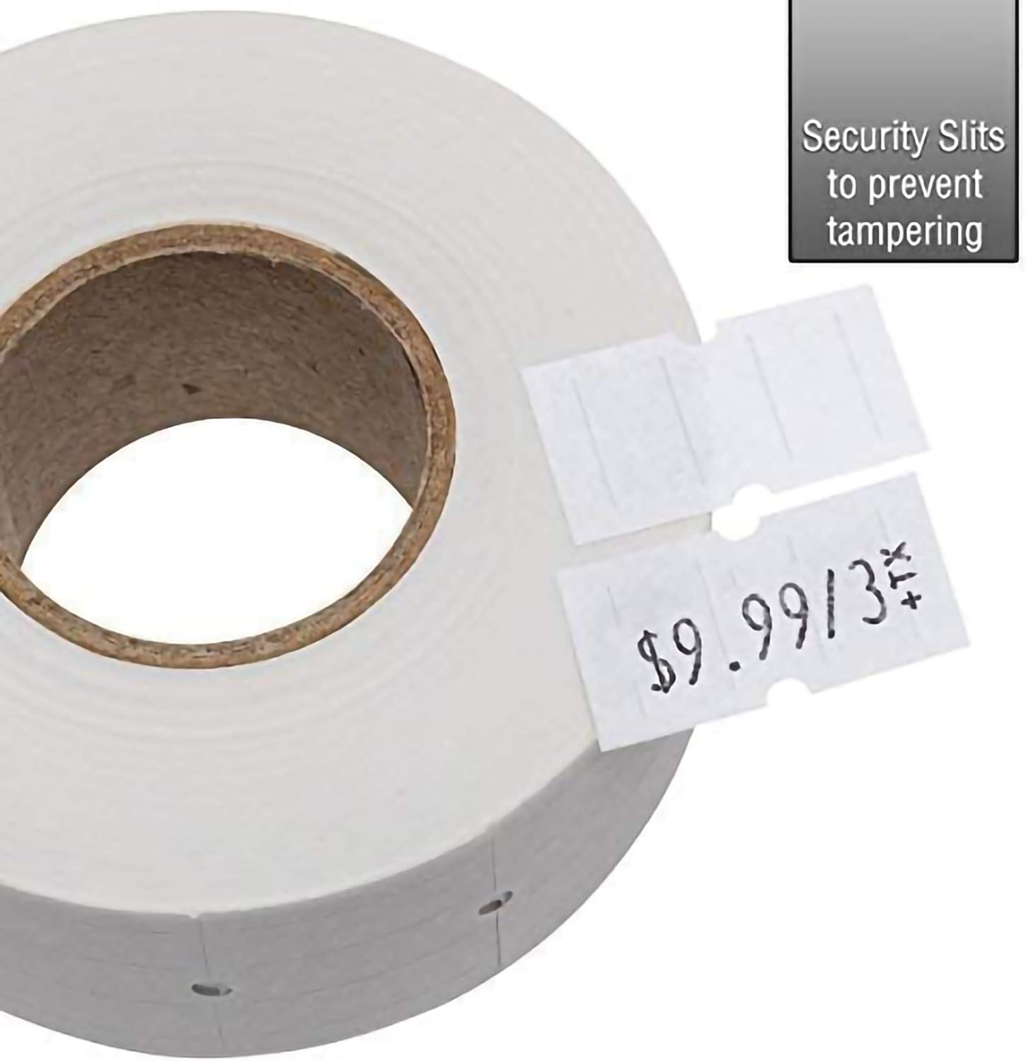 Perco 1 Line White Labels - 4 Sleeve, 32, 000 Blank Pricing Labels for Perco 1 Line Price and Date Guns - Bonus Ink Roll : Office Products