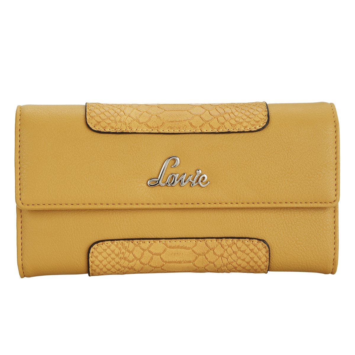lavie roma women's clutch (ocher)