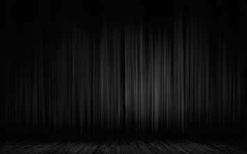 Urby 20 Ft X 8 Ft Fabric Backdrop Black Curtain Dual Layers Top