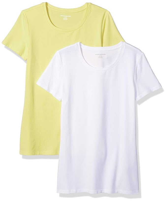 Amazon Essentials Damen T-Shirt, 2er Pack