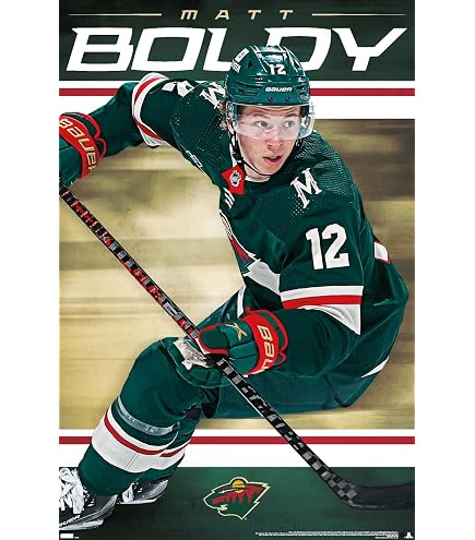 Amazon.com: NHL Minnesota Wild - Matt Boldy 23 Wall Poster, 34L
