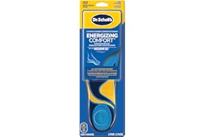 Dr. Scholl’s Energizing Comfort Everyday Insoles with Massaging Gel®, On Your Feet All-day Energy, Shock Absorbing, Arch Supp