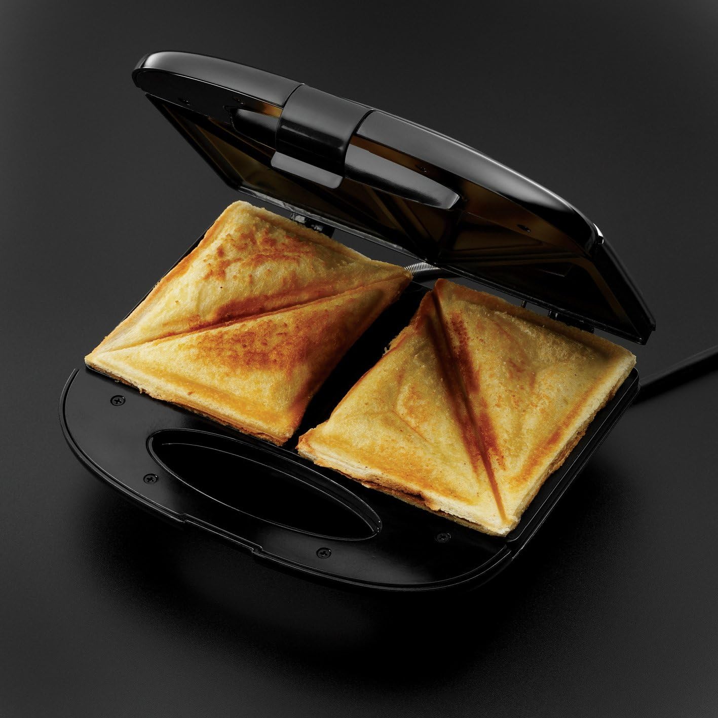 Russell Hobbs Sandwich Toaster/Toastie Maker, Makes 2 Toasties, Cuts and seals, Non-stick easy clean plates, Verticle storage - Image 4