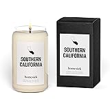 Homesick Premium Scented Candle, Southern California - Scents of Orange, Lemon, Rose, 13.75 oz, 60-80 Hour Burn, Natural Soy 