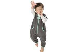 Baby Deedee Fleece Sack with Feet Sleep Bag, Sleep Kicker, Toddler Sleeping Bag, Teal, 2-4 T