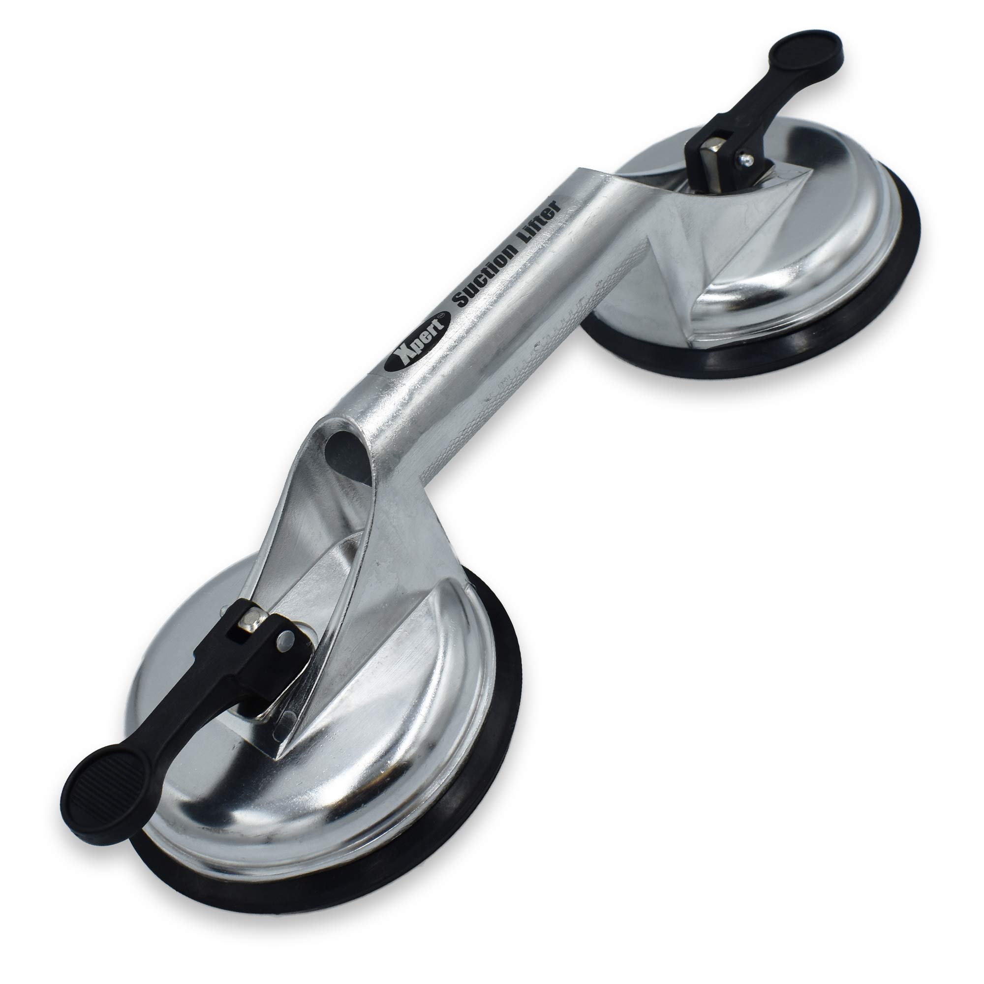 Xpert Glass Suction Plates - Double Vacuum Sucker Pads - Dent Pullers / Glass Lifters