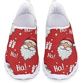Jeiento Christmas Athletic Running Shoes for Women - Fashion Tennis Walking Sneakers
