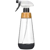 Full Circle Service 16-Ounce Multi-use Refillable Glass Spray Bottle, Gray