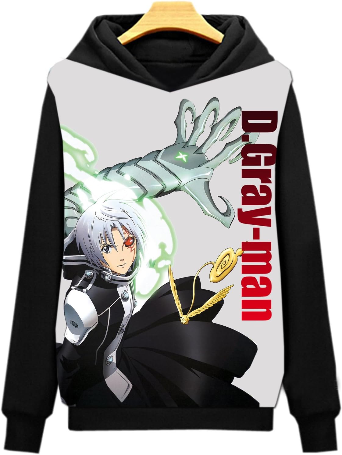 d gray man hoodie