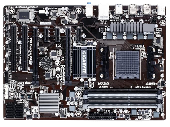 Gigabyte GA-970A-DS3P (Rev. 2.1) Mainboard AM3 / AM3+ schwarz