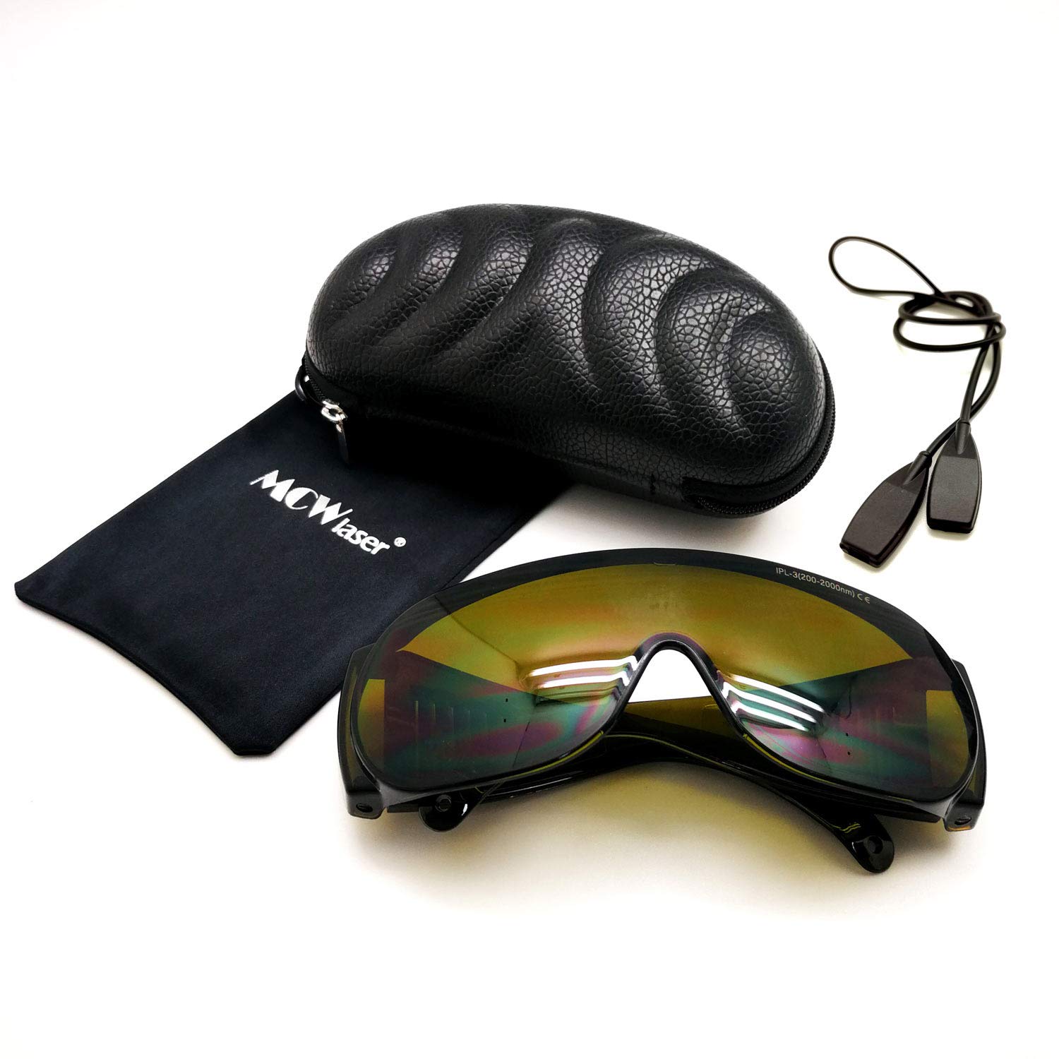 MCWlaser IPL Laser Safety Glasses 190nm-2000nm Eye Protection Goggle For Hair Removal Laser Cosmetology Photon Light Beauty Operator Style 6